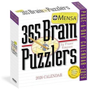Simpson, Fraser Mensa 365 Brain Puzzlers Page-A-Day® Calendar 2026: Word Puzzles, Logic Challenges, Number Problems, and More Simpson, Fraser Mensa 365 Brain Puzzlers Page-A-Day® Calendar 2026: Word Puzzles, Logic Challenges, Number Problems, and More