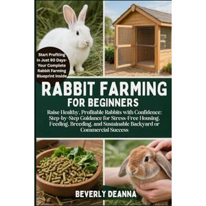 Deanna, Beverly RABBIT FARMING FOR BEGINNERS: Raise Healthy, Profitable Rabbits with Confidence: Step-by-Step Guidance for Stress-Free Housing, Feeding, Breeding, and Sustainable Backyard or Commercial Success Deanna, Beverly RABBIT FARMING FOR BEGINNERS: Raise Healthy, Profitable Rabbits with Confidence: Step-by-Step Guidance for Stress-Free Housing, Feeding, Breeding, and Sustainable Backyard or Commercial Success