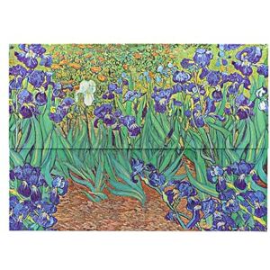 Paperblanks Van Gogh’s Irises Document Folder (Wrap Closure) Paperblanks Van Gogh’s Irises Document Folder (Wrap Closure)