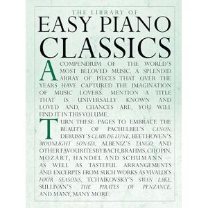 Hal Leonard Publishing Corporation Library of Easy Piano Classics (Library of Series) Hal Leonard Publishing Corporation Library of Easy Piano Classics (Library of Series)