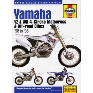 Haynes Yamaha YZ & WR4-Stroke Motocross & Off-Road Bikes '98 To '08 Service and Repair Manual Haynes Yamaha YZ & WR4-Stroke Motocross & Off-Road Bikes '98 To '08 Service and Repair Manual