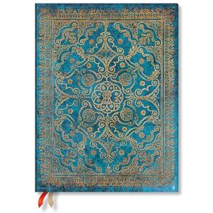 Paperblanks Azure (Equinoxe) Ultra 12-month Business Planner Softcover Flexi Dayplanner 2025 (Elastic Band Closure): tydzień na dwóch stronach, zamykany na gumkę, papier 80 gsm Paperblanks Azure (Equinoxe) Ultra 12-month Business Planner Softcover Flexi Dayplanner 2025 (Elastic Band Closure): tydzień na dwóch stronach, zamykany na gumkę, papier 80 gsm