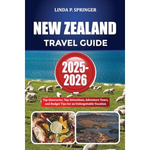 SPRINGER, LINDA P. NEW ZEALAND TRAVEL GUIDE 2025-2026: Top Itineraries, Top Attractions, Adventure Tours, and Budget Tips for an Unforgettable Vacation SPRINGER, LINDA P. NEW ZEALAND TRAVEL GUIDE 2025-2026: Top Itineraries, Top Attractions, Adventure Tours, and Budget Tips for an Unforgettable Vacation