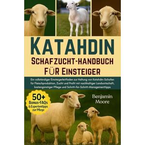 MOORE, BENJAMIN KATAHDIN-SCHAFZUCHT-HANDBUCH FÜR EINSTEIGER: Ein vollständiger Einsteigerleitfaden zur Haltung von Katahdin-Schafen für Fleischproduktion, Zucht und ... und Schritt-für-Schritt-Managementtipps MOORE, BENJAMIN KATAHDIN-SCHAFZUCHT-HANDBUCH FÜR EINSTEIGER: Ein vollständiger Einsteigerleitfaden zur Haltung von Katahdin-Schafen für Fleischproduktion, Zucht und ... und Schritt-für-Schritt-Managementtipps
