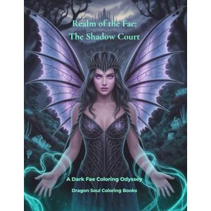 Dragon Realm of the Fae. A coloring Odyssey: A Fantasy Coloring Book for Adults Featuring Light and Dark Fae, Fairies, and Mythical Creatures Dragon Realm of the Fae. A coloring Odyssey: A Fantasy Coloring Book for Adults Featuring Light and Dark Fae, Fairies, and Mythical Creatures