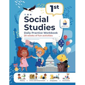 ArgoPrep 1st Grade Social Studies: Daily Practice Workbook 20 Weeks of Fun Activities History Civic and Government Geography Economics + Video ... Each Question (Social Studies by ) ArgoPrep 1st Grade Social Studies: Daily Practice Workbook 20 Weeks of Fun Activities History Civic and Government Geography Economics + Video ... Each Question (Social Studies by )
