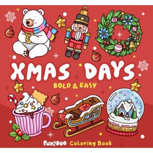 Books, Pukiboo Xmas Days: Cozy Christmas Coloring Book for Adults and Kids 45 Bold and Easy Cute Holiday Designs Books, Pukiboo Xmas Days: Cozy Christmas Coloring Book for Adults and Kids 45 Bold and Easy Cute Holiday Designs