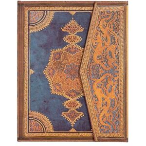 Paperblanks Safavid Indigo (Safavid Binding Art) Ultra Lined Hardcover Journal: Hardcover, 120 gsm, ribbon marker, memento pouch, wrap closure Paperblanks Safavid Indigo (Safavid Binding Art) Ultra Lined Hardcover Journal: Hardcover, 120 gsm, ribbon marker, memento pouch, wrap closure