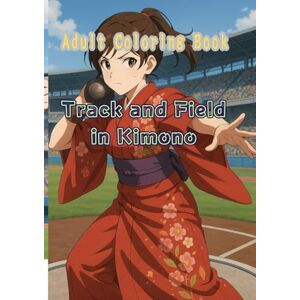 浜崎, 龍樹 Track and Field in Kimono: Adult Coloring Book 浜崎, 龍樹 Track and Field in Kimono: Adult Coloring Book