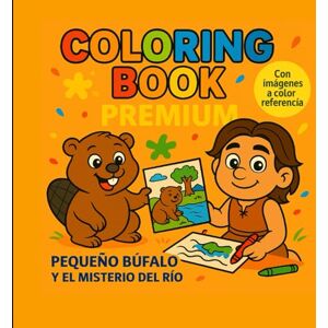 Editorial, FJKM Pequeño Búfalo y el misterio del río: Cuento infantil y Coloring Book educativo de animales para niños Editorial, FJKM Pequeño Búfalo y el misterio del río: Cuento infantil y Coloring Book educativo de animales para niños