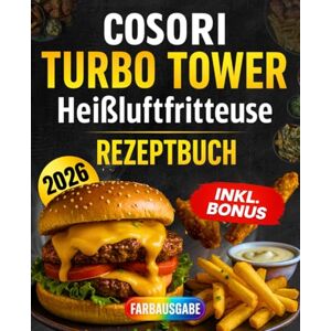 Beck, Markus Cosori Turbo Tower Heißluftfritteuse Rezeptbuch Die besten und leckersten Rezepte für jeden Tag: In wenigen Minuten fertig Mit Farbfotos & Bonus Beck, Markus Cosori Turbo Tower Heißluftfritteuse Rezeptbuch Die besten und leckersten Rezepte für jeden Tag: In wenigen Minuten fertig Mit Farbfotos & Bonus