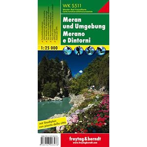Freytag & Berndt WK S511 Meran and the surrounding ar: Wandel- en fietskaart 1:25 000 Freytag & Berndt WK S511 Meran and the surrounding ar: Wandel- en fietskaart 1:25 000