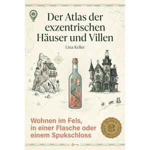 Keller, Lina Der Atlas der exzentrischen Häuser und Villen: Wohnen im Fels, in einer Flasche oder einem Spukschloss. Ein Inspirationsbuch für Architekten und Träumer Keller, Lina Der Atlas der exzentrischen Häuser und Villen: Wohnen im Fels, in einer Flasche oder einem Spukschloss. Ein Inspirationsbuch für Architekten und Träumer
