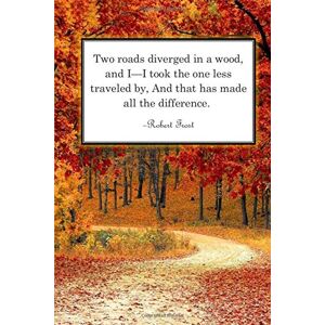 Paw Prints, Kitten Robert Frost Road Less Traveled By Journal Paw Prints, Kitten Robert Frost Road Less Traveled By Journal