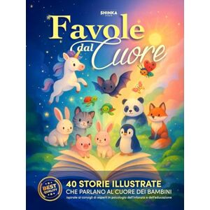 Studio, Shinka Favole dal Cuore: 40 Storie della Buonanotte Illustrate per Bambini dai 3 ai 7 Anni – Emozioni, Valori e Insegnamenti Positivi Studio, Shinka Favole dal Cuore: 40 Storie della Buonanotte Illustrate per Bambini dai 3 ai 7 Anni – Emozioni, Valori e Insegnamenti Positivi