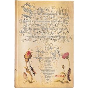 Paperblanks 12-Monatskalender 2024 Flämische Rose Mini Tagesüberblick Paperblanks 12-Monatskalender 2024 Flämische Rose Mini Tagesüberblick