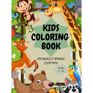 Snowflake, Ms Aisha Kids Coloring Book (Animals & Birds Edition) Ages : 3-10 Snowflake, Ms Aisha Kids Coloring Book (Animals & Birds Edition) Ages : 3-10