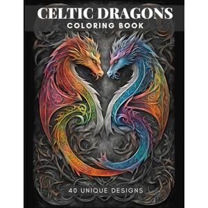 Angel, Pink Celtic Dragons Coloring Book: 40 Fantasy Designs for Adults. Perfect Tattoo ideas. Angel, Pink Celtic Dragons Coloring Book: 40 Fantasy Designs for Adults. Perfect Tattoo ideas.