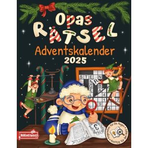 Rätsel Werft Opas Rätsel Adventskalender 2025: 24 Tage festlicher Rätselspaß für Opa mit 72 Rätseln in großer Schrift Inkl. Sudoku, Kreuzwort- & Wortsuchrätseln Rätsel Werft Opas Rätsel Adventskalender 2025: 24 Tage festlicher Rätselspaß für Opa mit 72 Rätseln in großer Schrift Inkl. Sudoku, Kreuzwort- & Wortsuchrätseln
