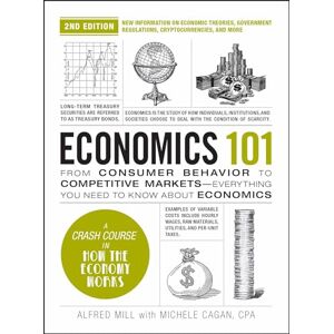 Cagan CPA, Michele Economics 101, 2nd Edition: From Consumer Behavior to Competitive Markets―Everything You Need to Know about Economics (Adams 101 Series) Cagan CPA, Michele Economics 101, 2nd Edition: From Consumer Behavior to Competitive Markets―Everything You Need to Know about Economics (Adams 101 Series)