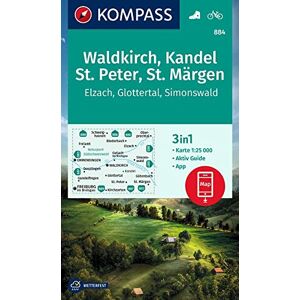 A préciser Waldkirch / Kandel / St.Peter / St.Märgen + Aktiv Guide (884): 3in1 Wanderkarte, mit Aktiv Guide inklusive Karte zur offline Verwendung in der KOMPASS-App. Fahrradfahren. A préciser Waldkirch / Kandel / St.Peter / St.Märgen + Aktiv Guide (884): 3in1 Wanderkarte, mit Aktiv Guide inklusive Karte zur offline Verwendung in der KOMPASS-App. Fahrradfahren.