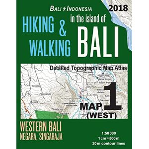 Mazitto, Sergio Bali Indonesia Map 1 (West) Hiking & Walking in the Island of Bali Detailed Topographic Map Atlas 1:50000 Western Bali Negara Singaraja: Trails, Hikes ... Map (Travel Guide Hiking Trail Maps) Mazitto, Sergio Bali Indonesia Map 1 (West) Hiking & Walking in the Island of Bali Detailed Topographic Map Atlas 1:50000 Western Bali Negara Singaraja: Trails, Hikes ... Map (Travel Guide Hiking Trail Maps)