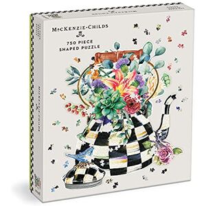 Galison MacKenzie-Childs Blooming Kettle 750 Piece Shaped Puzzle Galison MacKenzie-Childs Blooming Kettle 750 Piece Shaped Puzzle