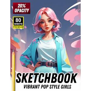 Khajeb, Mr Kamal Sketchbook: Vibrant Pop Style Girls – 80 Premium Sheets 20% Opacity Tracing Reference Book for Modern Character Drawing: A Stylish Drawing Reference Book Featuring Bold Colorful Portraits Khajeb, Mr Kamal Sketchbook: Vibrant Pop Style Girls – 80 Premium Sheets 20% Opacity Tracing Reference Book for Modern Character Drawing: A Stylish Drawing Reference Book Featuring Bold Colorful Portraits
