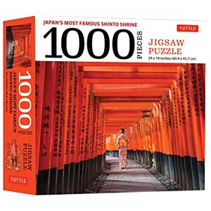 Tuttle Publishing Japan's Most Famous Shinto Shrine 1000 Piece Jigsaw Puzzle: Fushimi Inari Shrine in Kyoto: Finished Size 24 x 18 inches (61 x 46 cm) Tuttle Publishing Japan's Most Famous Shinto Shrine 1000 Piece Jigsaw Puzzle: Fushimi Inari Shrine in Kyoto: Finished Size 24 x 18 inches (61 x 46 cm)