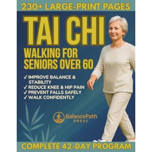 Takai, Jenna Tai Chi Walking for Seniors Over 60: Feel Safe, Steady, and Walk with Calm, Confident Ease Gentle 10-Minute Routines to Improve Balance, Boost Walking Stability, and Prevent Falls Takai, Jenna Tai Chi Walking for Seniors Over 60: Feel Safe, Steady, and Walk with Calm, Confident Ease Gentle 10-Minute Routines to Improve Balance, Boost Walking Stability, and Prevent Falls
