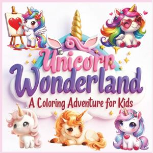 BOOKS, AMN Unicorn Wonderland: A Coloring Adventure for Kids: Coloring Book For ages 4+ 8.5x8.5 inches, 80+ pages Perfect gifts for girls or anyone who loves Unicorns BOOKS, AMN Unicorn Wonderland: A Coloring Adventure for Kids: Coloring Book For ages 4+ 8.5x8.5 inches, 80+ pages Perfect gifts for girls or anyone who loves Unicorns