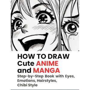 Smile, Oksana HOW TO DRAW Cute ANIME and MANGA: Step-by-Step Book with Eyes, Emotions, Hairstyles, Chibi Style (Drawing for Beginners) Smile, Oksana HOW TO DRAW Cute ANIME and MANGA: Step-by-Step Book with Eyes, Emotions, Hairstyles, Chibi Style (Drawing for Beginners)