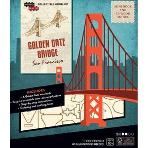 Insight Editions IncrediBuilds: San Francisco: Golden Gate Bridge Book and 3D Wood Model Insight Editions IncrediBuilds: San Francisco: Golden Gate Bridge Book and 3D Wood Model