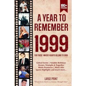 Zones, Wisdom A Year To Remember 1999 History Book: A Nostalgic Tribute for the Radio Babies with Heartfelt Memories of 1999 – An Ideal Gift for Birthdays, Anniversaries, and Special Occasions Zones, Wisdom A Year To Remember 1999 History Book: A Nostalgic Tribute for the Radio Babies with Heartfelt Memories of 1999 – An Ideal Gift for Birthdays, Anniversaries, and Special Occasions