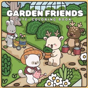 Ink, Pink Garden Friends: CUTE COLORING BOOK Ink, Pink Garden Friends: CUTE COLORING BOOK
