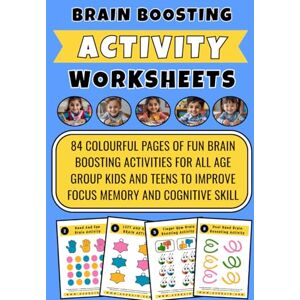 bedmutha, mr rahul shantilal Brain Boosting Activity Worksheets for Kids – 70 Fun Learning Exercises to Improve Left & Right Brain Development, Hand-Eye Coordination and Cognitive ... for Ages 4–15 Colourful Interactive Pages bedmutha, mr rahul shantilal Brain Boosting Activity Worksheets for Kids – 70 Fun Learning Exercises to Improve Left & Right Brain Development, Hand-Eye Coordination and Cognitive ... for Ages 4–15 Colourful Interactive Pages