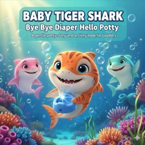 EDWARDS, J H BABY TIGER SHARK BYE BYE DIAPER HELLO POTTY: A GENTLE POTTY STORY AND ACTIVITY BOOK FOR TODDLERS EDWARDS, J H BABY TIGER SHARK BYE BYE DIAPER HELLO POTTY: A GENTLE POTTY STORY AND ACTIVITY BOOK FOR TODDLERS