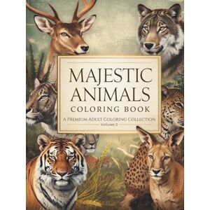 TRADE, TK Majestic Animals Coloring Collection – Volume 2 (Hardcover): A Premium Adult Coloring Book Featuring European, Asian, North & South American, and Australian Wildlife for Relaxation and Stress Relief TRADE, TK Majestic Animals Coloring Collection – Volume 2 (Hardcover): A Premium Adult Coloring Book Featuring European, Asian, North & South American, and Australian Wildlife for Relaxation and Stress Relief