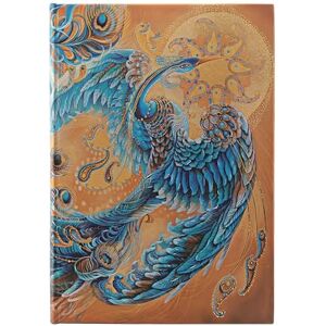 Paperblanks Skybird (Birds of Happiness) Midi Unlined Hardback Journal (Elastic Band Closure) (Bird of Happiness) Paperblanks Skybird (Birds of Happiness) Midi Unlined Hardback Journal (Elastic Band Closure) (Bird of Happiness)