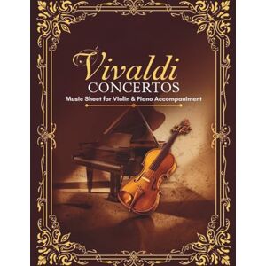 Jacob, Oscar Vivaldi Concertos – Music Sheet for Violin & Piano Accompaniment Jacob, Oscar Vivaldi Concertos – Music Sheet for Violin & Piano Accompaniment