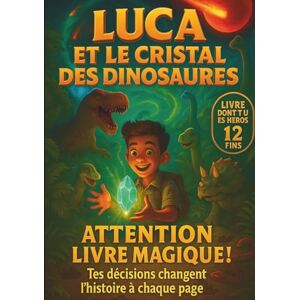Orbe, Edition Luca et Le Cristal des Dinosaures Livre interactif dont TU es le héros !: ATTENTION, LIVRE MAGIQUE! TES DÉCISIONS CHANGENT L'HISTOIRE À CHAQUE PAGE! ... le jeu ! Livre pour les enfants de 5 à 12 ans Orbe, Edition Luca et Le Cristal des Dinosaures Livre interactif dont TU es le héros !: ATTENTION, LIVRE MAGIQUE! TES DÉCISIONS CHANGENT L'HISTOIRE À CHAQUE PAGE! ... le jeu ! Livre pour les enfants de 5 à 12 ans