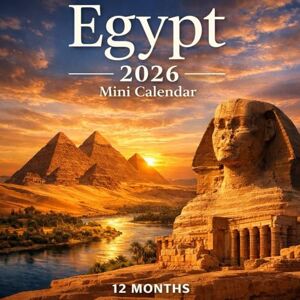 Egypt Souvenir Egypt 2026 Mini Calendar – 12 Months Egypt Souvenir Egypt 2026 Mini Calendar – 12 Months