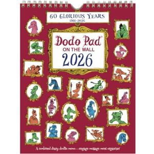 Dodo, Lord The Dodo Pad On The Wall 2026 Calendar Year Wall Hanging Week to View Calendar Organiser: A Diary-Organiser-Planner Wall Book for up to 5 people/activities. UK made, sustainable, plastic free Dodo, Lord The Dodo Pad On The Wall 2026 Calendar Year Wall Hanging Week to View Calendar Organiser: A Diary-Organiser-Planner Wall Book for up to 5 people/activities. UK made, sustainable, plastic free