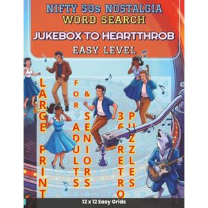 Books, CDNA Nifty 50s Nostalgia Jukebox to Heartthrob: 36 Large Print Word Search Puzzles for Adults and Seniors with Rock ’n’ Roll Legends, Teen Idols and ... 50s Nostalgia: Timeless Word Search Puzzles) Books, CDNA Nifty 50s Nostalgia Jukebox to Heartthrob: 36 Large Print Word Search Puzzles for Adults and Seniors with Rock ’n’ Roll Legends, Teen Idols and ... 50s Nostalgia: Timeless Word Search Puzzles)