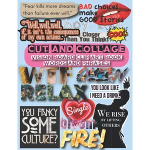 Lion, The Veiled Cut and Collage: Vision Board Clip Art Book Words and Phrases, Over 130+ Typography Elements For Creative Projects, Mood Board And Futureboards Inspiration, Adult Decoupage Supplies Lion, The Veiled Cut and Collage: Vision Board Clip Art Book Words and Phrases, Over 130+ Typography Elements For Creative Projects, Mood Board And Futureboards Inspiration, Adult Decoupage Supplies