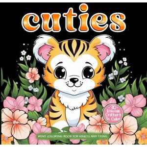 Gully, Color Mini Coloring Book Adult Kawaii Cuties: Travel Pocket-Sized Adult Coloring Book With Kawaii Animal Characters, On-the-Go Activity Book Midnight Edition Black Background Gully, Color Mini Coloring Book Adult Kawaii Cuties: Travel Pocket-Sized Adult Coloring Book With Kawaii Animal Characters, On-the-Go Activity Book Midnight Edition Black Background