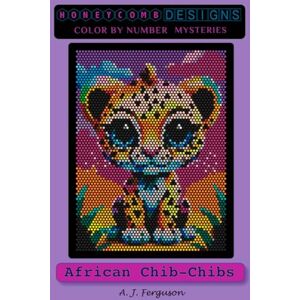 Ferguson, A J African Chib-Chibs Color by Number book Premium paper Ferguson, A J African Chib-Chibs Color by Number book Premium paper
