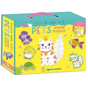 North Parade Publishing Touch and Feel Puzzle and Board Book Set Pets Tactile Fun For Children Aged 3 Years Upward North Parade Publishing Touch and Feel Puzzle and Board Book Set Pets Tactile Fun For Children Aged 3 Years Upward