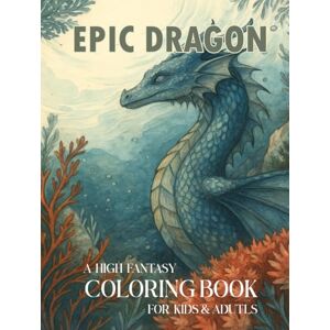 Creator, Kid Books Epic Dragon A High Fantasy Coloring Book for Kids and Adults: Big Line Art Dragons Adventure Featuring Majestic Creatures for Relaxation Stress Relief and Fun for All Ages Creator, Kid Books Epic Dragon A High Fantasy Coloring Book for Kids and Adults: Big Line Art Dragons Adventure Featuring Majestic Creatures for Relaxation Stress Relief and Fun for All Ages