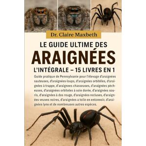 MAXBETH, DR. CLAIRE LE GUIDE ULTIME DES ARAIGNÉES : L'INTÉGRALE 15 LIVRES EN 1: Guide pratique de Pennsylvanie pour l'élevage d'araignées sauteuses, d'araignées-loups, ... chasseuses, d'araignées pêcheuses... MAXBETH, DR. CLAIRE LE GUIDE ULTIME DES ARAIGNÉES : L'INTÉGRALE 15 LIVRES EN 1: Guide pratique de Pennsylvanie pour l'élevage d'araignées sauteuses, d'araignées-loups, ... chasseuses, d'araignées pêcheuses...